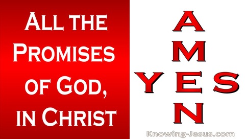 2 Corinthians 1:20 Yes In Him And Amen (white)